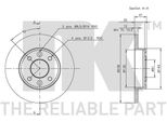 2 Dischi Freno Anteriori Nk Per Dacia Logan Renault 11 19 9 Clio 1 2 Megane Rapid