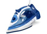 Clatronic Db 3706 Ferro Da Stiro A Secco E A Vapore Piastra In Ceramica Blu - Bianco 2400 W (263858)
