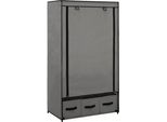 Vidaxl Armadio Grigio 87 X 49 X 159 Cm Tessuto