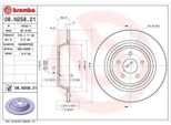 2X Disco Freno Brembo 08.N258.21 Per Ford Kuga Mk2 (DM2) Mondeo V Estate (Cf)