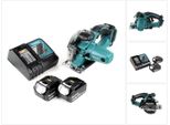 Makita Dcs 552 Rg 18 V Sega Circolare A Batteria Per Metalli 136 Mm + 2X Batteria Da 6,0 Ah E Caricabatteria + Lama E Occhiali Di Protezione