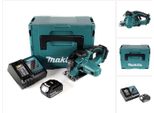 Makita Dcs 552 RG1J 18 V Sega Circolare A Batteria Per Metalli 136 Mm In Makpac + 1X Batteria Da 6,0 Ah E Caricabatteria + Lama E Occhiali Di Protezione