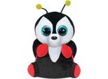 Peluche Lumo Coccinella Leppis Nero 15 Cm