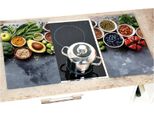 Set Di 2 Piastre Di Copertura Per Fornelli, Kesper, Vetro Esg, 52X30X0,8 Cm, Piastre Multitaglienti, Protezione Contro Gli Schizzi, Piano Di Lavoro - Resistente Ai Graffi E Al Calore; 3654313