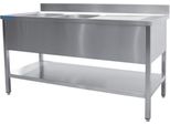 Lavello Saro Con 2 Vasche, Sinistra - L 1800 Xt 700 Mm