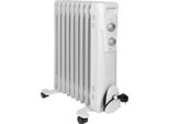Clatronic 263907 Clatronic Ra 3736 Bianco 9 Alette Radiatore 2000 W