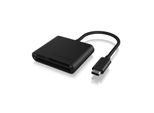 Raidsonic Icy Box IB-CR301-C3 - Lettore Di Schede (Sd, Cf, Sdhc, Microsdhc, Sdxc, Microsdxc, Sdxc UHS-I, Microsdxc UHS-I) - USB-C 3.0