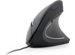 Gembird MUS-ERGO-01 Gembird Maus Opt Ergonomisch 6-Tasten Schwarz