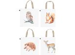 Borsa Della Spesa Esschert Design Animali Della Foresta