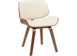 Sedia Da Pranzo Retrò In Pelle Finta - Sedia Di Design - Elevato Comfort Di Seduta