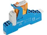 Relè Di Accoppiamento Finder 230 V Ca, 2 Contatti In Scambio 8 A, Push-In, Led – 4C.P2
