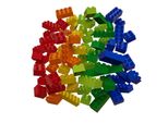Hubelino Pista Di Palline - Blocchi Colorati 60 Pz