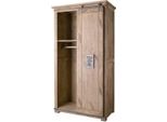 MASSIVMOEBEL24 | Railway #316 Armadio In Legno Di Mango - Laccato / Whitewash 100X60X190