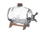 Orion Barile Di Vetro Distributore Di Bevande Barile Di Grappa Con Rubinetto 1 Litro