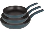 Michelino Set Di Padelle 3 Pezzi Moderne 20-28Ø A Induzione Padelle Bordi Arrotondati Padella , Benzina