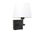 Lampada Da Parete Italux Norte Moderna Nera Opaca WL-1122-1-A-BM-RO-WH