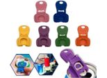 Inf 8 Pezzi Apribottiglie Facile, Multicolore, Plastica Per Lattine Di Soda