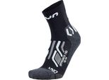 Calze Da Trekking Uyn Approach Mid Donna Nero/Grigio 37-38