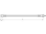 Tubo Freno Posteriore 335Mm Metzger Per Mazda CX-5 (Ke)