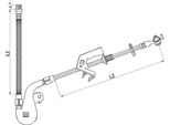 Metzger 4110927 Tubo Freno Anteriore Sinistro Adatto A Peugeot 407 Sw (6E) 407 (6D) 407 Coupé (6C) Per CitroËN C5 Iii Estate (Rw)