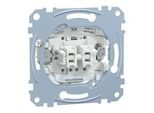 Rollladentaster-Einsatz Einpolig 10 Ampere 250 Volt Wechselstrom MEG3755-0000 Weiß, Retail