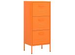 Syfax™ Armadietto Arancione 42,5X35X101,5 Cm In Acciaio