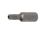 BGS Bit 4427, LäNge 30 Mm, Antrieb AußEnsechskant 8 Mm (5/16"), T-Profil (FüR Tx) Mit Bohrung T27 ; BGS Technic)
