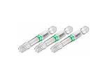 Hazet Bit 2223NSLG-T40/3, Sechskant Massiv 6,3 (1/4 Zoll), Innen Tx Profil, T40, Anzahl Werkzeuge: 3)