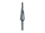 Ruko Stufenbohrer-Bit Hss, Spiralgenutet Mit Kreuzanschliff GrößE Nr. 0/9 (101050-9H)