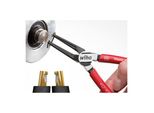 Wiha Sicherungsringzange Classic Mit Magictips® FüR Innenringe (Bohrungen) Mit Gerader Form In Blister J 1, 140 Mm (36225)