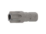 BGS Bit 4455, LäNge 30 Mm, Antrieb AußEnsechskant 8 Mm (5/16"), T-Profil (FüR Tx) Mit Bohrung T55 ; BGS Technic)