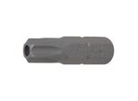 BGS Bit 4445, LäNge 30 Mm, Antrieb AußEnsechskant 8 Mm (5/16"), T-Profil (FüR Tx) Mit Bohrung T45 ; BGS Technic)