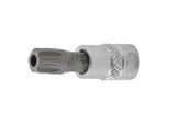 BGS Bit-Einsatz Antrieb Innenvierkant 6,3 Mm (1/4") T-Profil (FüR Tx) Mit Bohrung T50 ; BGS Technic (2165-T50)