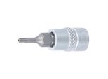 BGS Bit-Einsatz Antrieb Innenvierkant 6,3 Mm (1/4") T-Profil (FüR Tx) Mit Bohrung T8 ; BGS Technic (2356)