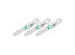 Hazet Bit 2223NSLG-T25/3, Sechskant Massiv 6,3 (1/4 Zoll), Innen TX Profil, T25, Anzahl Werkzeuge: 3)