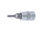 BGS Bit-Einsatz Antrieb Innenvierkant 6,3 Mm (1/4") T-Profil (FüR Tx) Mit Bohrung T10 ; BGS Technic (2357)