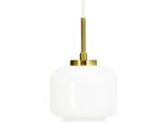 Lampada A Sospensione Led, Lampada A Sospensione, Lampada A Soffitto A Sospensione, Lampada A Sospensione Per Tavolo Da Pranzo, Lampada A Sospensione Per Soggiorno, Design Scandinavo, Arp D15 Opale/Ottone
