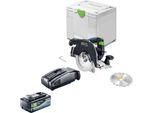 Festool Hkc 55 Keb-Basic Sega Circolare A Batteria 18 V 160 Mm Brushless + 1X Batteria 8,0 Ah + Caricabatteria + Systainer