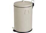 Howhomely | Cestino Per Rifiuti - Cestino Per Rifiuti Con Coperchio - Beige - 20 L - Cestino Per Rifiuti