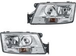 Set Fari Principali Sinistro 24 V Led H7/H7 PY21W Alogeno Hella Per Man Tgs E Altri Modelli