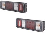 Set Luci Posteriori Sinistra/Destra 24 V PY21W Led P21W Hella Per Daf