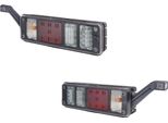 Set Luci Posteriori Sinistra/Destra 24 V PY21W Led Hella Adatto Per Diversi Veicoli.
