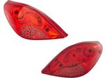 Set Luci Posteriori Sinistra Destra 12 V P21W PY21W W5W Hella Per Peugeot 207