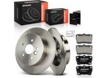 Frankberg 2X Dischi Freno 4X Pastiglie Freno Asse Posteriore Per Toyota Rav 4 Ii A2 1.8L 2.0L 2000-2005