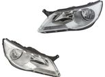 Set Fari Principali Sinistro 12 V H7/H7 W5W PY21W Alogeno Ff Hella Per Vw Tiguan