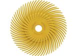 Spazzola Radiale Premium Sunburst Ø 76 Mm Grana 80 Gialla