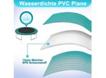 Copertura Per Bordo Trampolino Izrielar Ø 366 Cm Verde, Protezione Per Molle, Resistente Ai Raggi Uv, Pvc E Pe