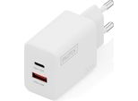 Digitus Usb-LadegeräT Gan 30W, 1X USB-C, 1X USB-A Weiß