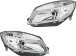 Set Fari Principali 12 V H4 W5W PY21W Ff Alogeni Hella Per Skoda Fabia E Altri Modelli
