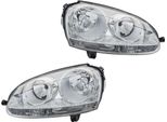 Set Fari Principali Sinistro 12 V W5W H7/H7 PY21W Alogeno Hella Per Vw Golf E Altri Modelli